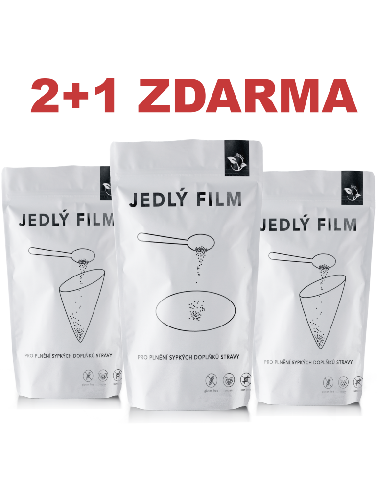 Kornoutový + Plochý jedlý film (2+1 zdarma)