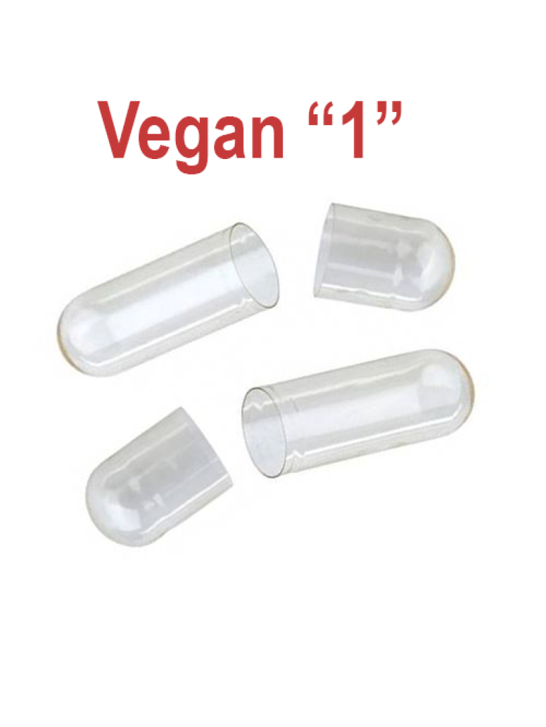 Vegetariánské kapsle - velikost "1" (rozdělené)