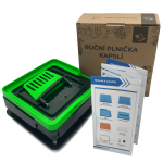 Ruční plnička kapslí "0" pro 100 ks kapslí + 100 ks želatinových kapslí - velikost "0" (rozdělené)